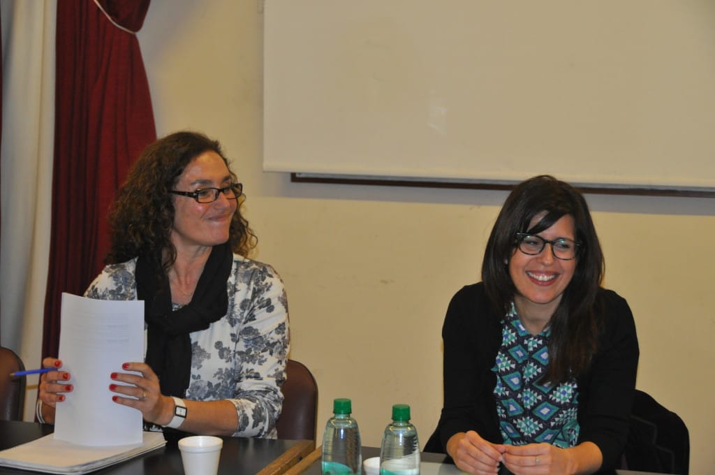 De izquierda a derecha: Dra. Marcela Ferrari (CONICET - CeHis) y Dra. Mariana Heredia (CONICET) Todos los derechos reservados para su uso parcial o total en Aportes de la Historia.