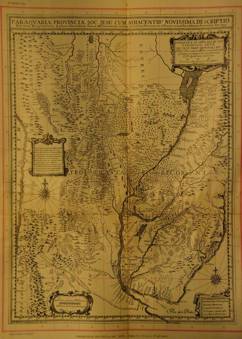 Nº 21. Mapa de la Parroquia Provincial (1760)