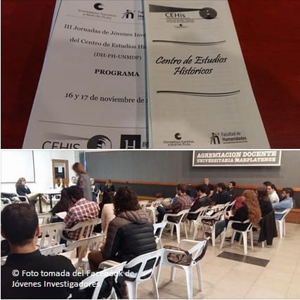 Ponencias de Carolina Germinario y Giuliana Nicolini, en III Jornadas de Jóvenes Investigadores del Centro de Estudios Históricos.