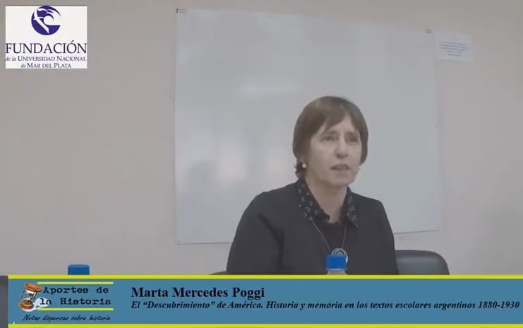 XII Jornadas de Investigadores en Historia. Maria Mercedes Poggia: «El ´Descubrimiento´ de América. Historia y memoria en los textos escolares argentinos 1880-1930»