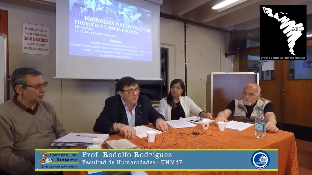 Disertación del Prof. Rodolfo Rodríguez  – XVIII Jornadas Nacionales de Filosofía y Ciencia  Política 2018