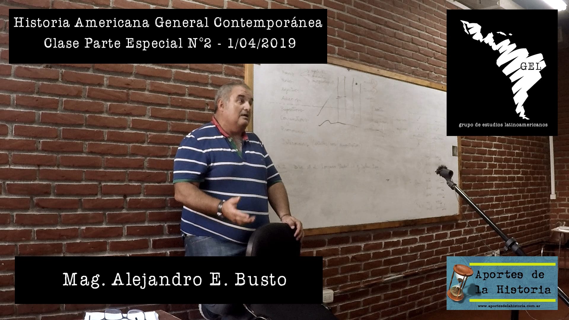 Historia Americana General Contemporánea – Clase Parte Especial N°2 (1/4) – Mag. Alejandro E. Busto