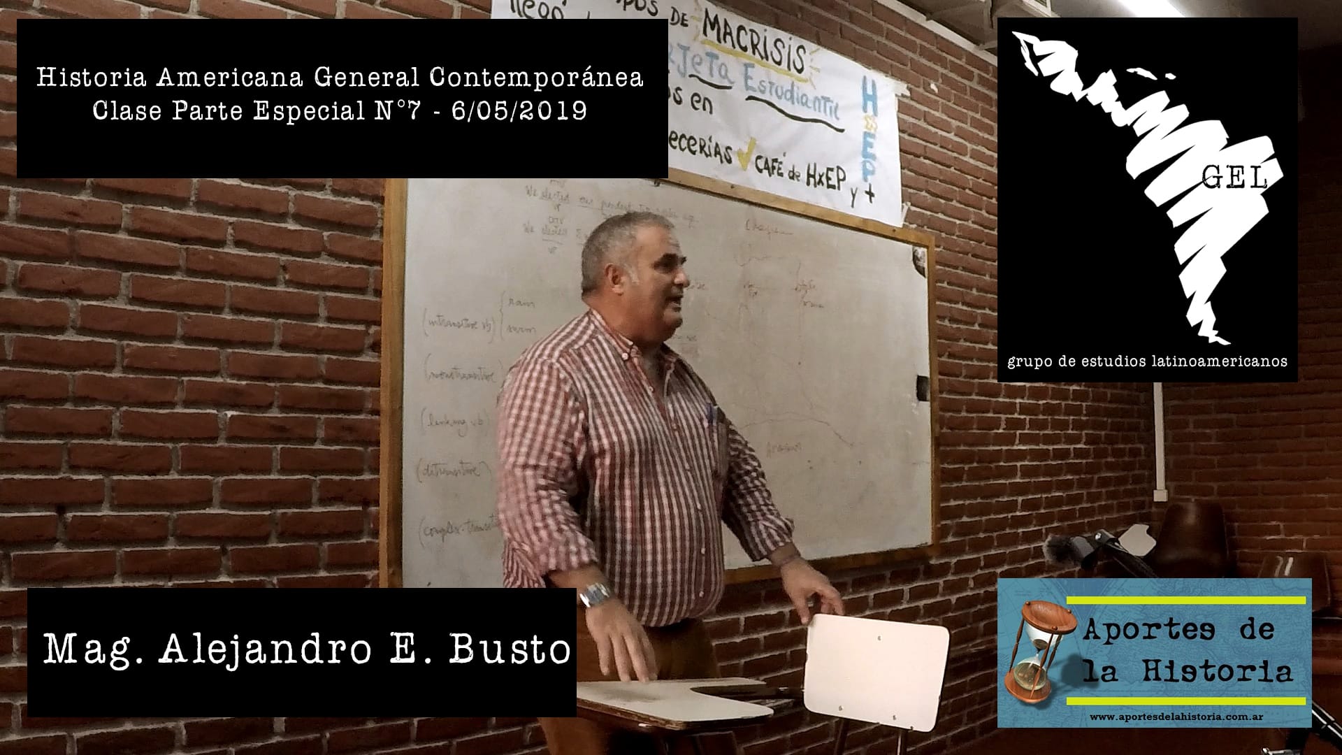 Historia Americana General Contemporánea – Clase Parte Especial N°7 (6/5) – Mag. Alejandro E. Busto