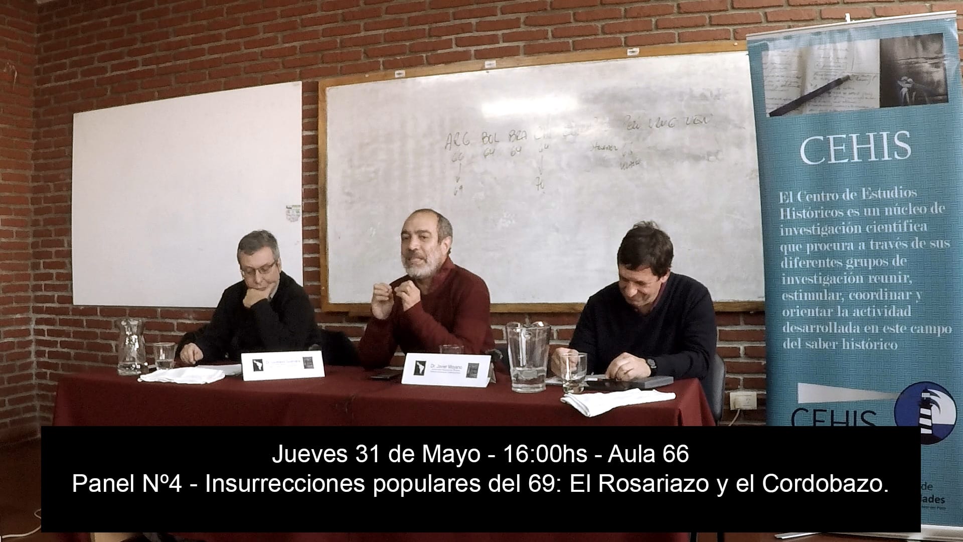 Evento Grupo de Estudios Latinoamericanos – Panel N°4 – Insurrecciones populares del 69: El Rosariazo y el Cordobazo. (31/05)