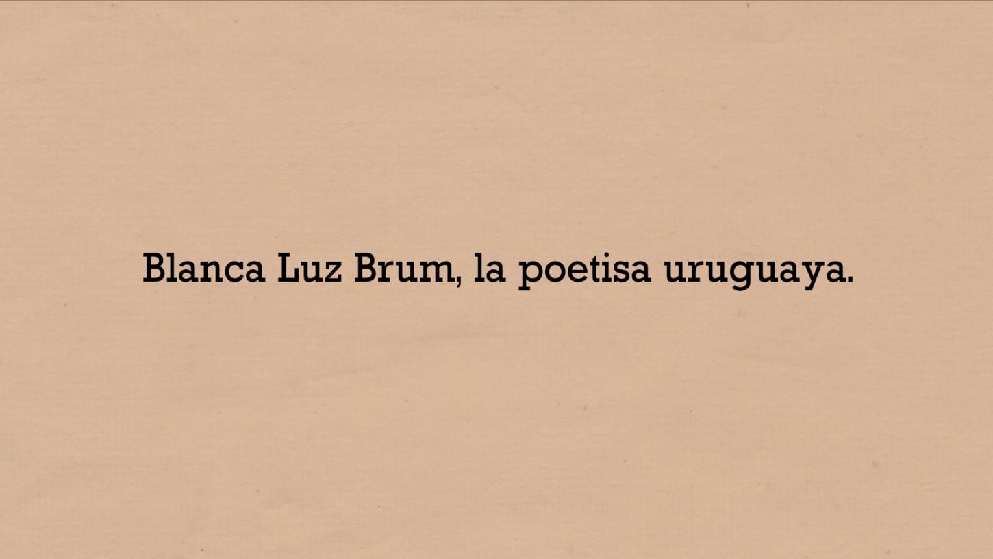 «Blanca Luz Brum, la poetisa uruguaya» por la Dra. Patricia Funes (UBA) – 31/05