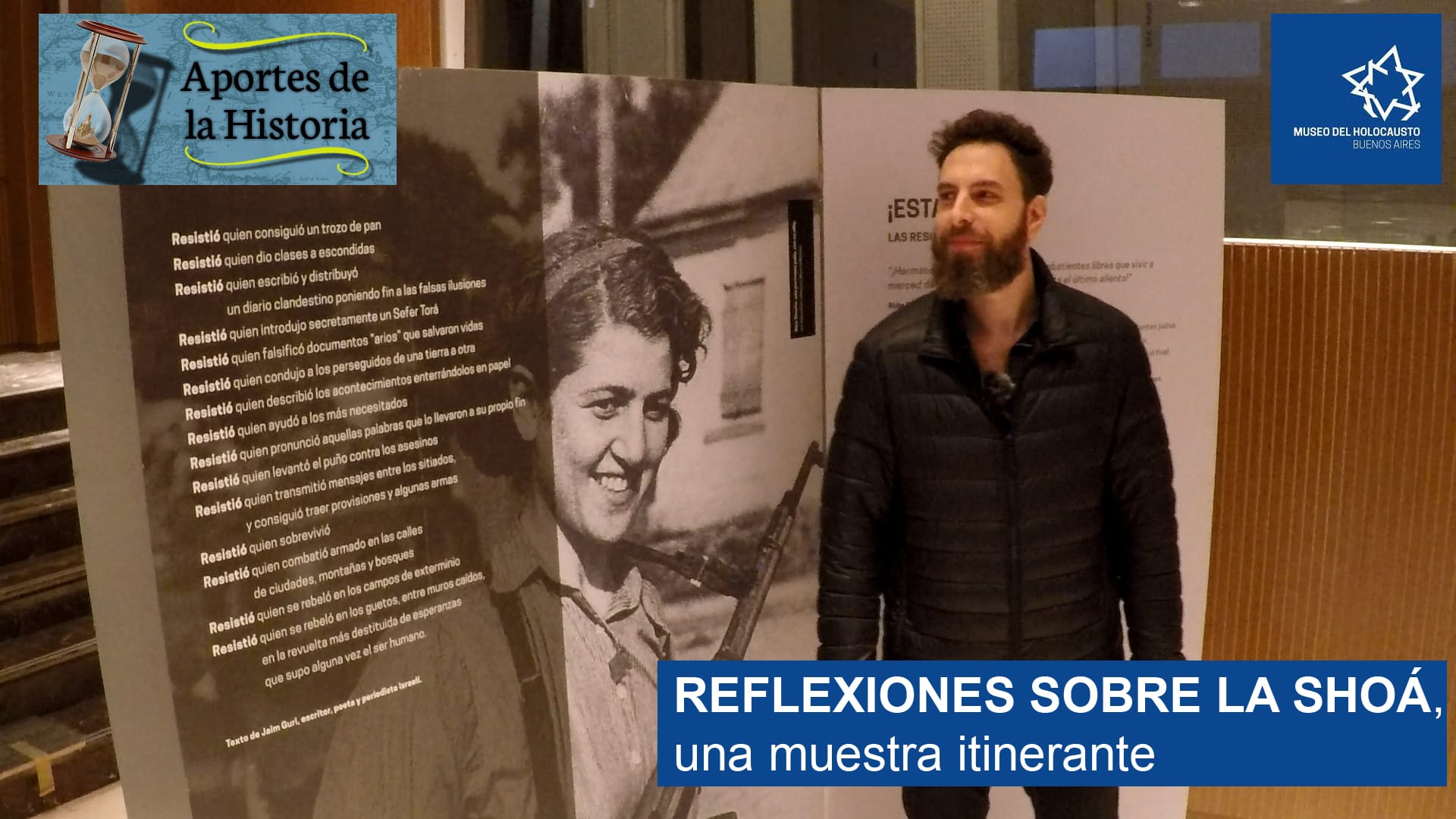 Reflexiones sobre la Shoá, una muestra itinerante.
