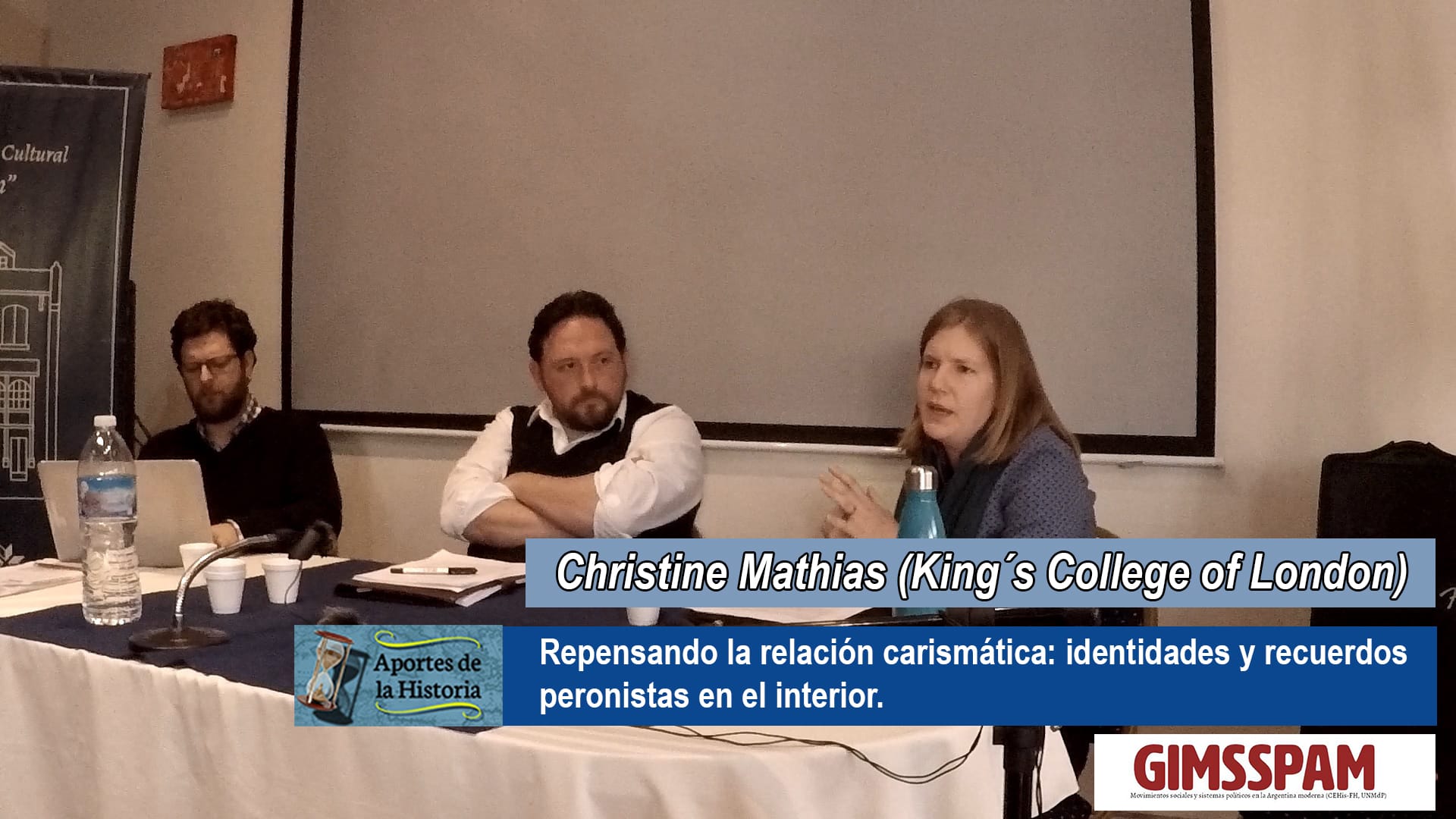 Panel de discusión «Política y escalas en los estudios sobre el peronismo» – Ponencia «Repensando la relación carismática: identidades y recuerdos peronistas en el interior” por Christine Mathias (King´s College of London)