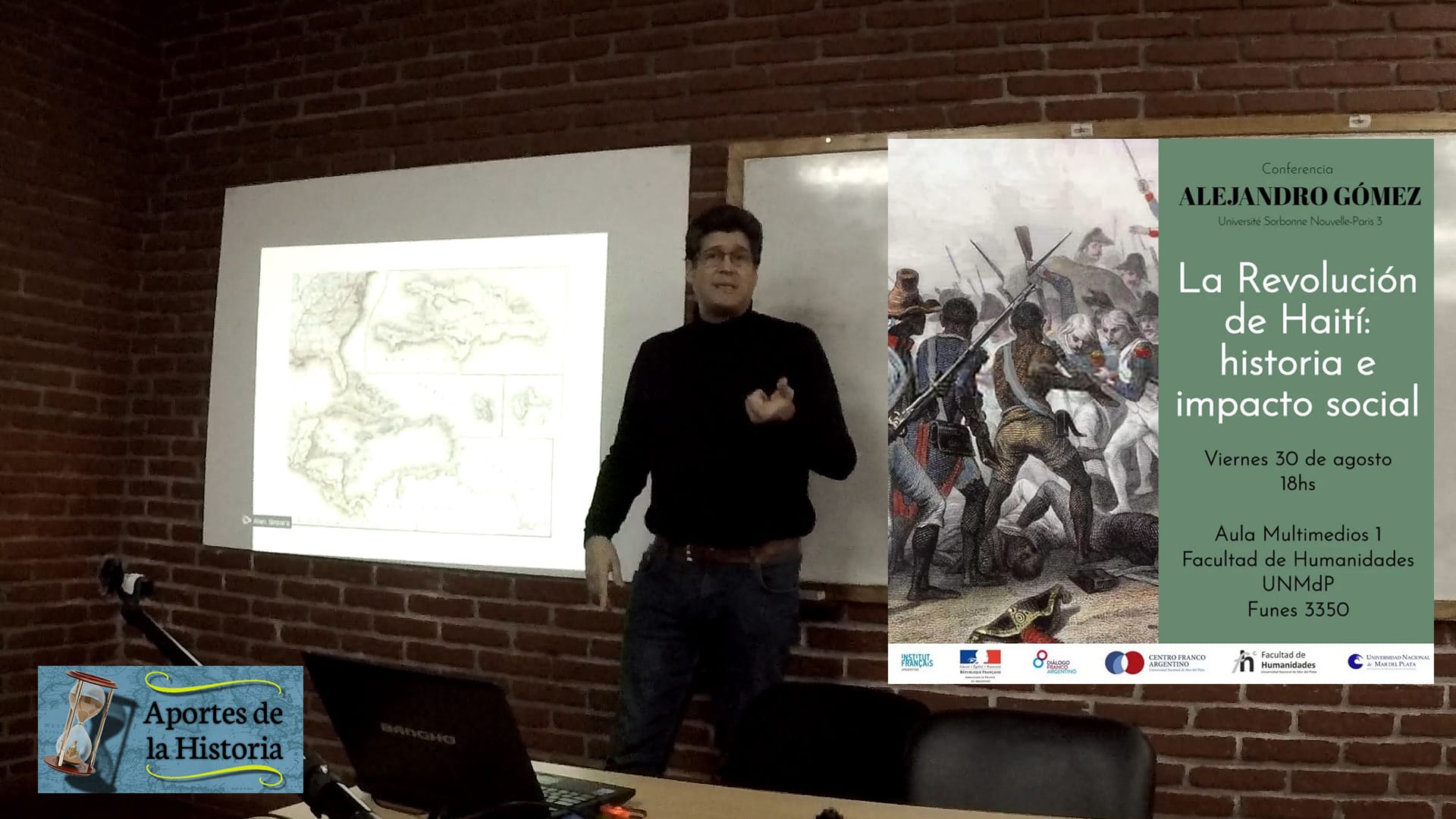Conferencia “La Revolución de Haití: historia e impacto social” por el Dr. Alejandro Gómez (USN-Paris 3) – 30/08