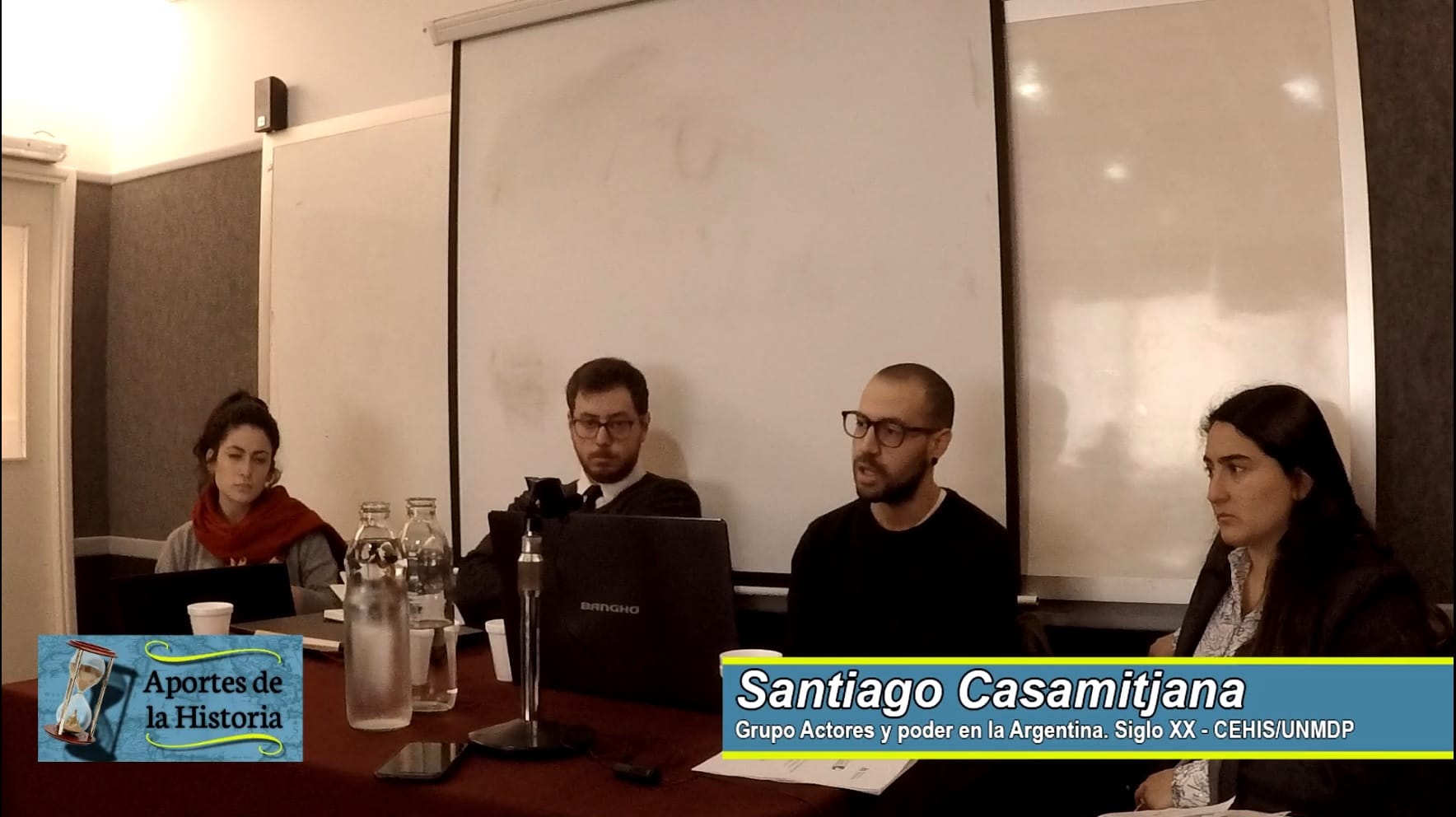 Exposición de Santiago Casamitjana – IV Jornadas de Jóvenes Investigadores del CEHis (FH-UNMdP) – 16/10/19