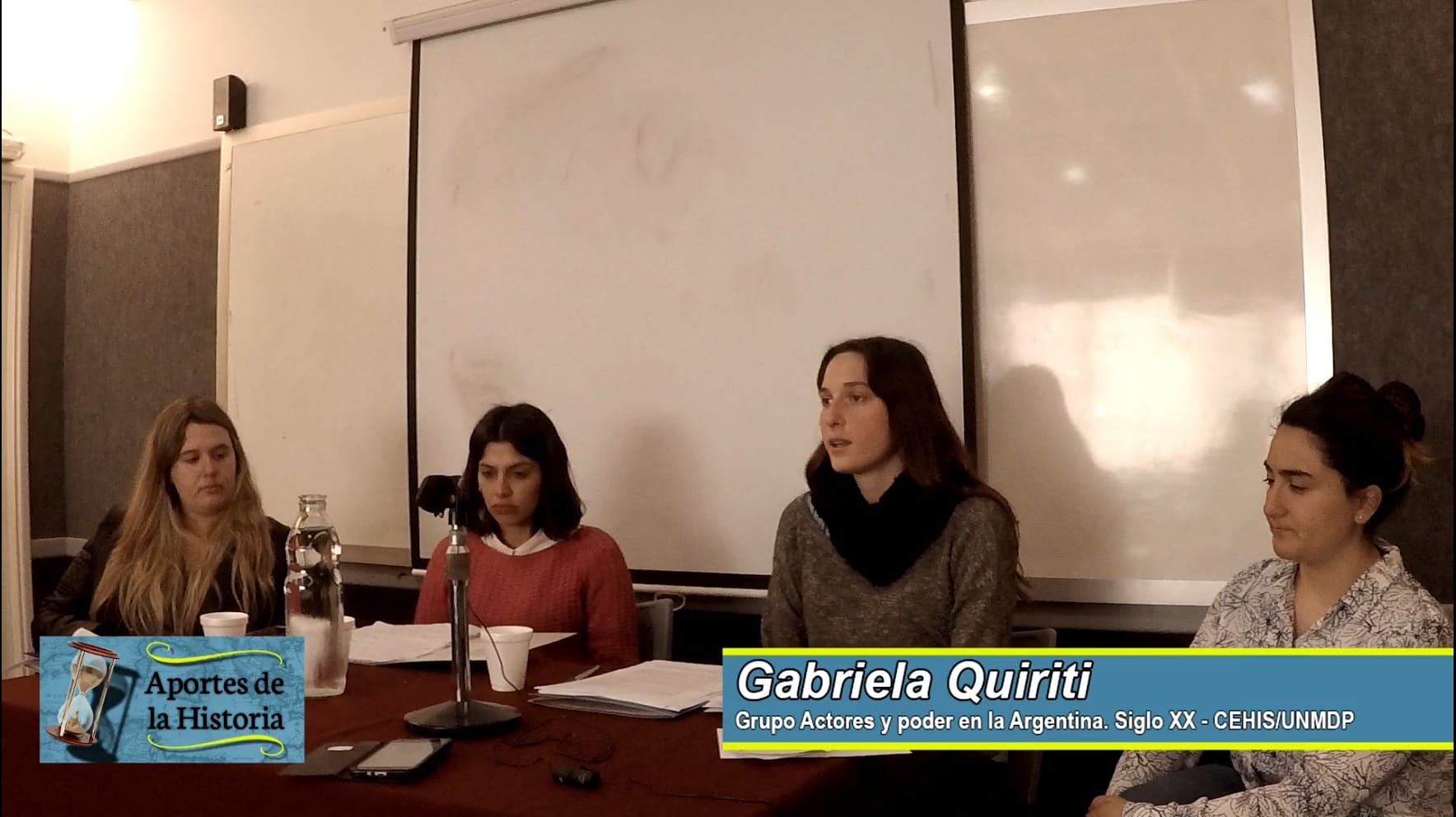 Exposición de Gabriela Quiriti – IV Jornadas de Jóvenes Investigadores del CEHis (FH-UNMdP) – 16/10/19