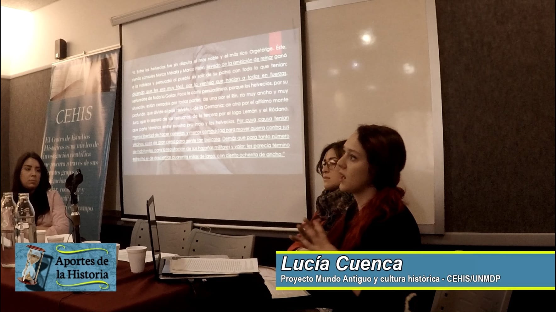 Exposición de Lucía Cuenca – IV Jornadas de Jóvenes Investigadores del CEHis (FH-UNMdP) – 17/10/19