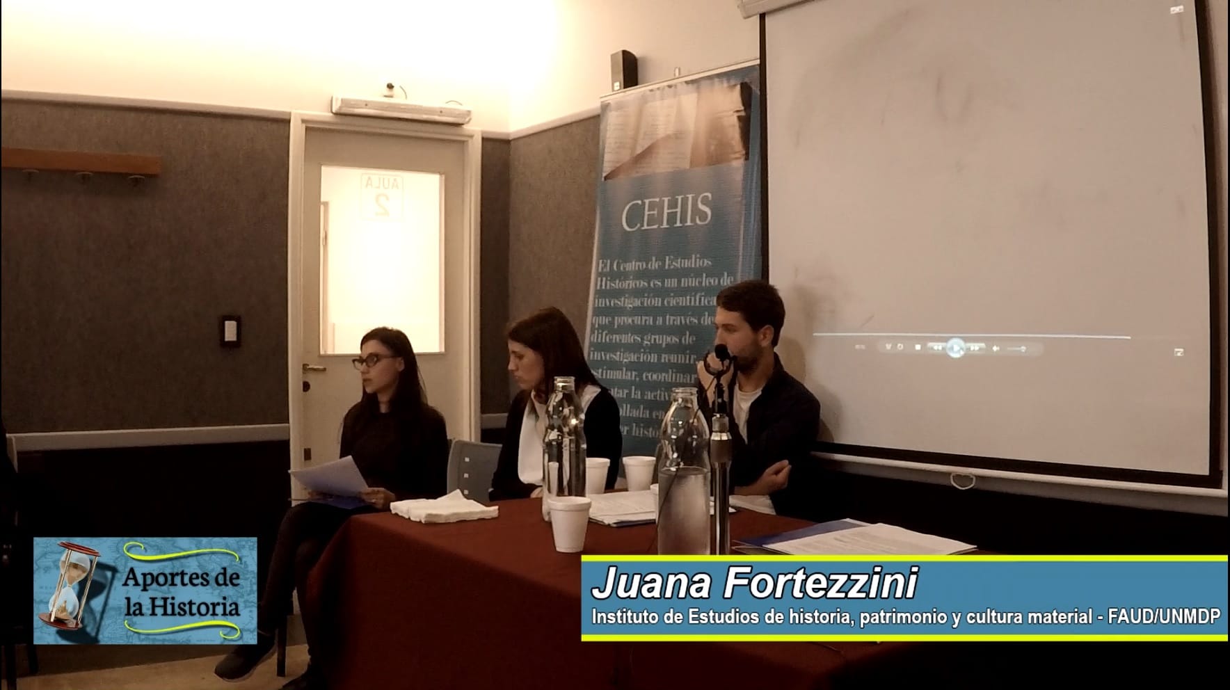 Exposición de Juana Fortezzini – IV Jornadas de Jóvenes Investigadores del CEHis (FH-UNMdP) – 16/10/19