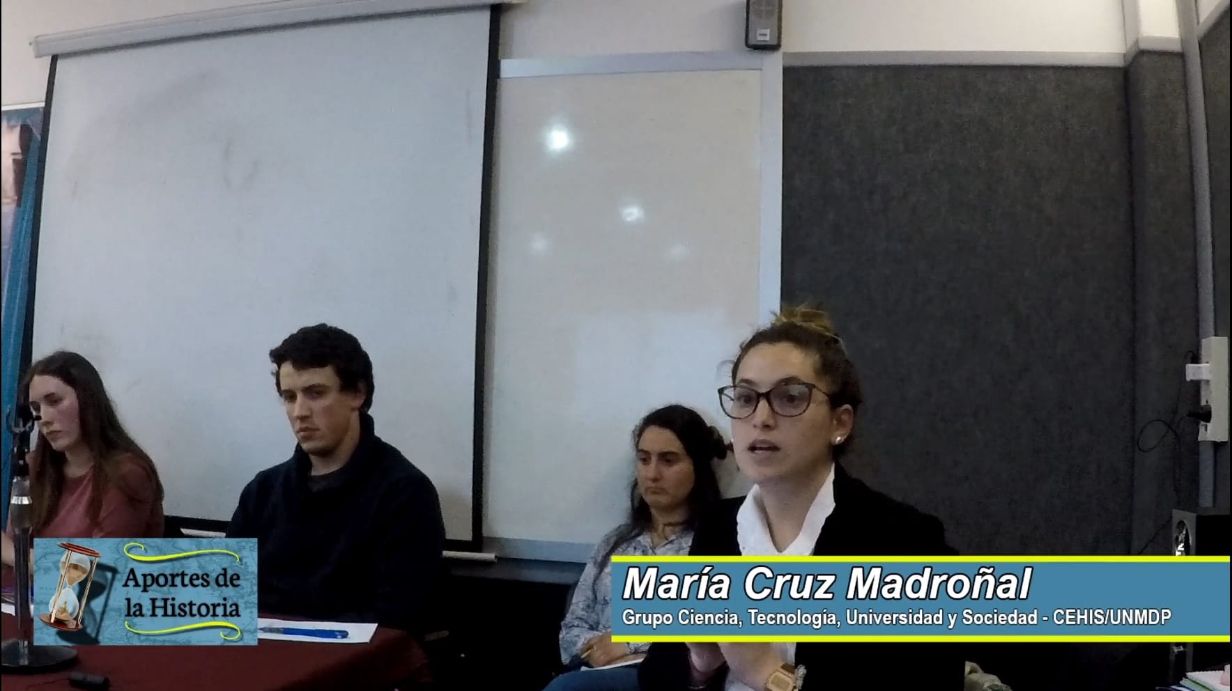 Exposición de María Cruz Madroñal – IV Jornadas de Jóvenes Investigadores del CEHis (FH-UNMdP) – 16/10/19