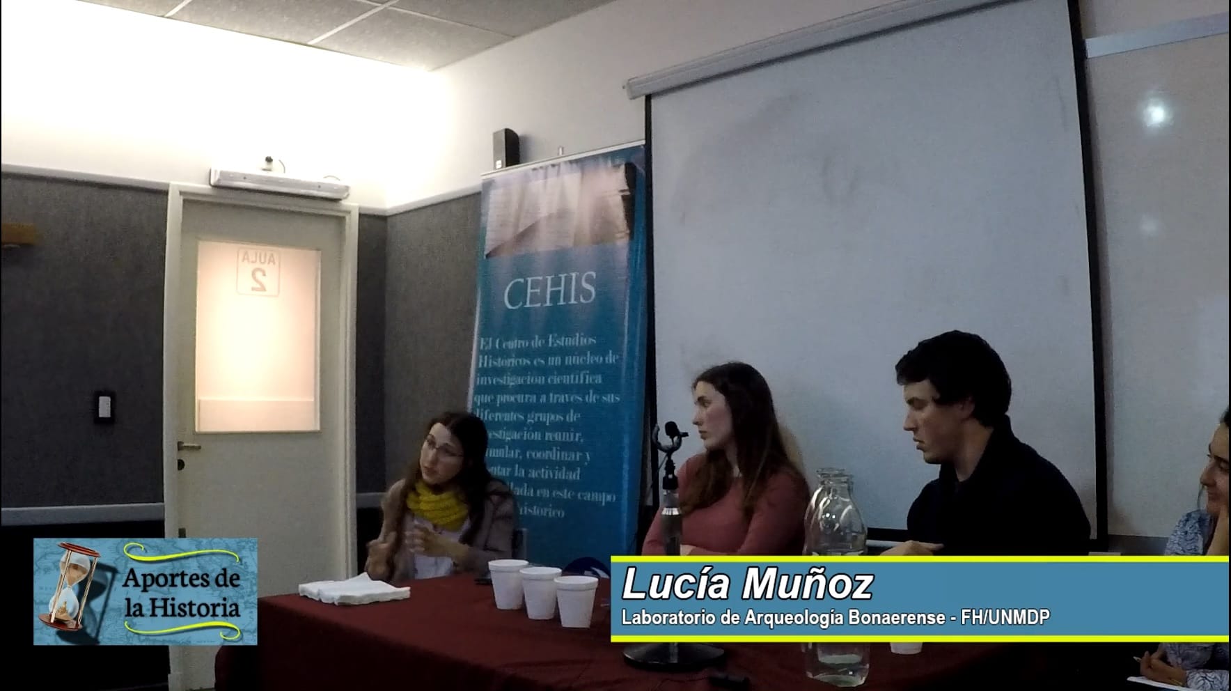 Exposición de Lucía Muñoz – IV Jornadas de Jóvenes Investigadores del CEHis (FH-UNMdP) – 16/10/19