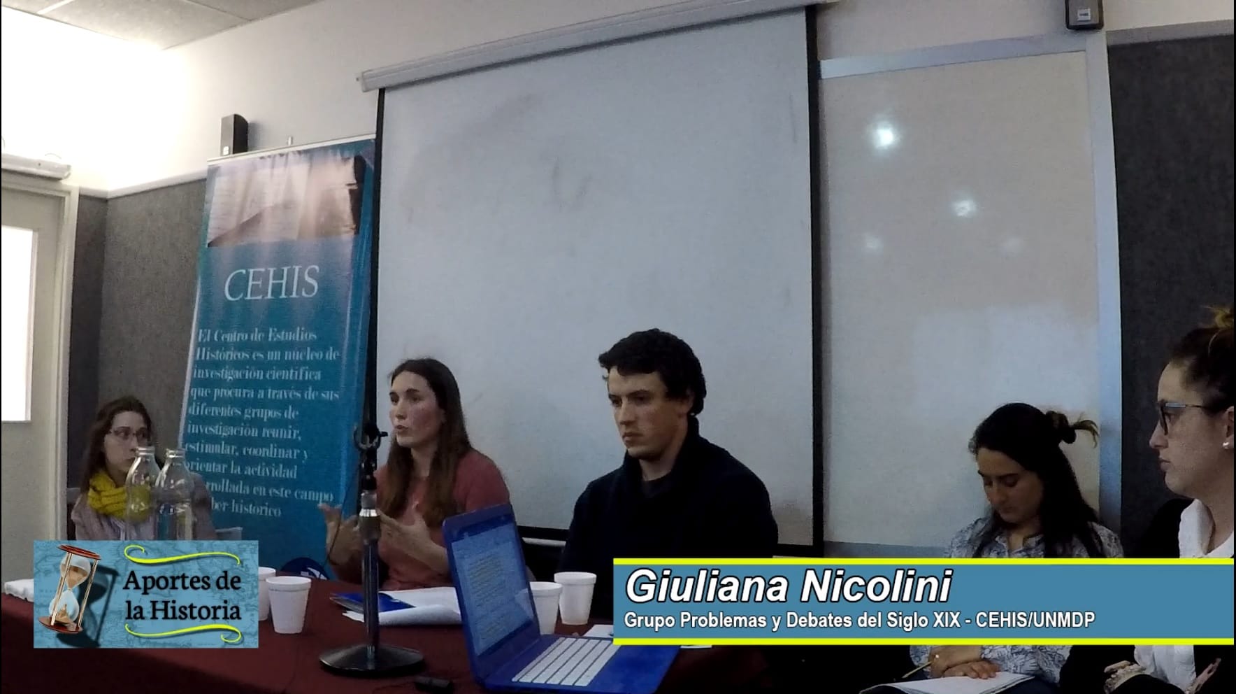 Exposición de Giuliana Nicolini – IV Jornadas de Jóvenes Investigadores del CEHis (FH-UNMdP) – 16/10/19