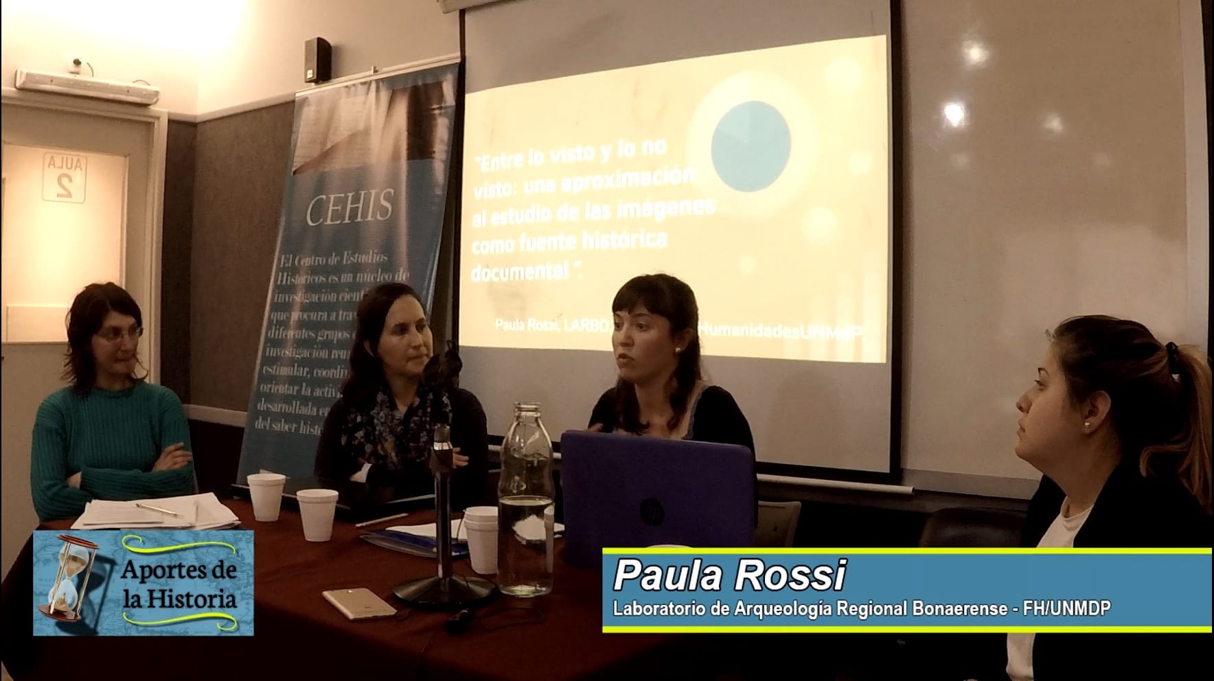 Exposición de Paula Rossi – IV Jornadas de Jóvenes Investigadores del CEHis (FH-UNMdP) – 17/10/19