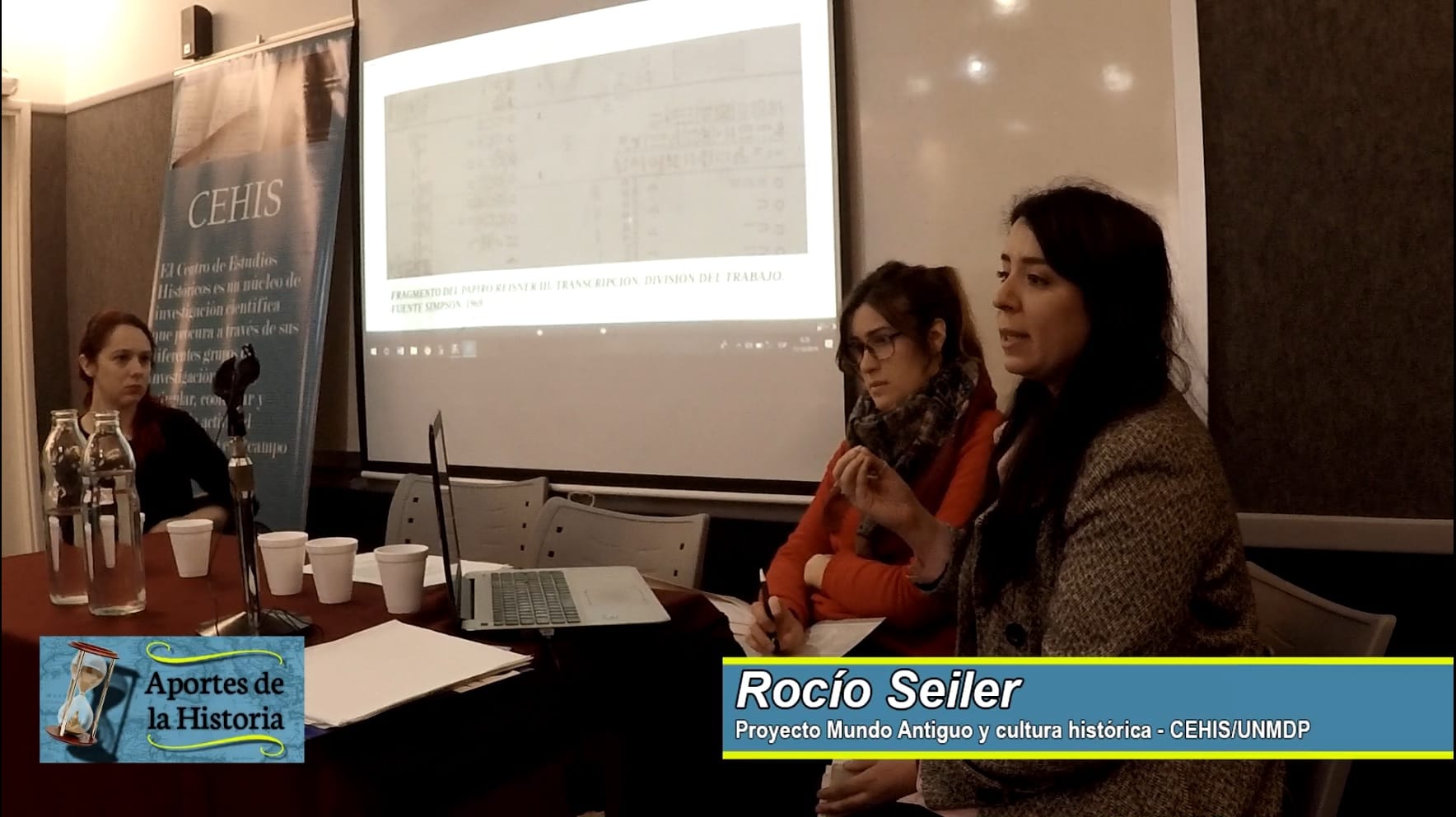 Exposición de Rocío Seiler – IV Jornadas de Jóvenes Investigadores del CEHis (FH-UNMdP) – 17/10/19