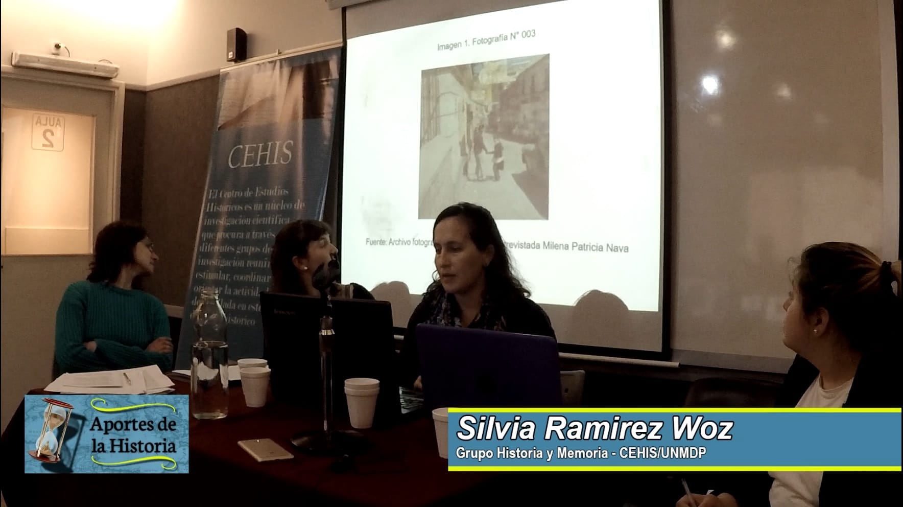 Exposición de Silvia Ramirez Woz  – IV Jornadas de Jóvenes Investigadores del CEHis (FH-UNMdP) – 17/10/19