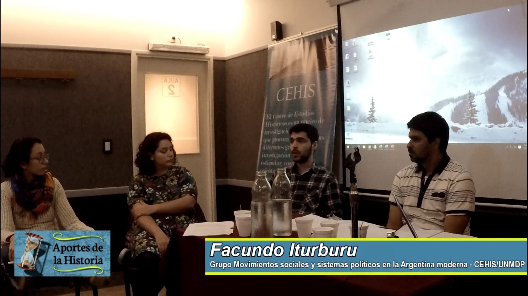 Exposición de Facundo Iturburu – IV Jornadas de Jóvenes Investigadores del CEHis (FH-UNMdP) – 17/10/19