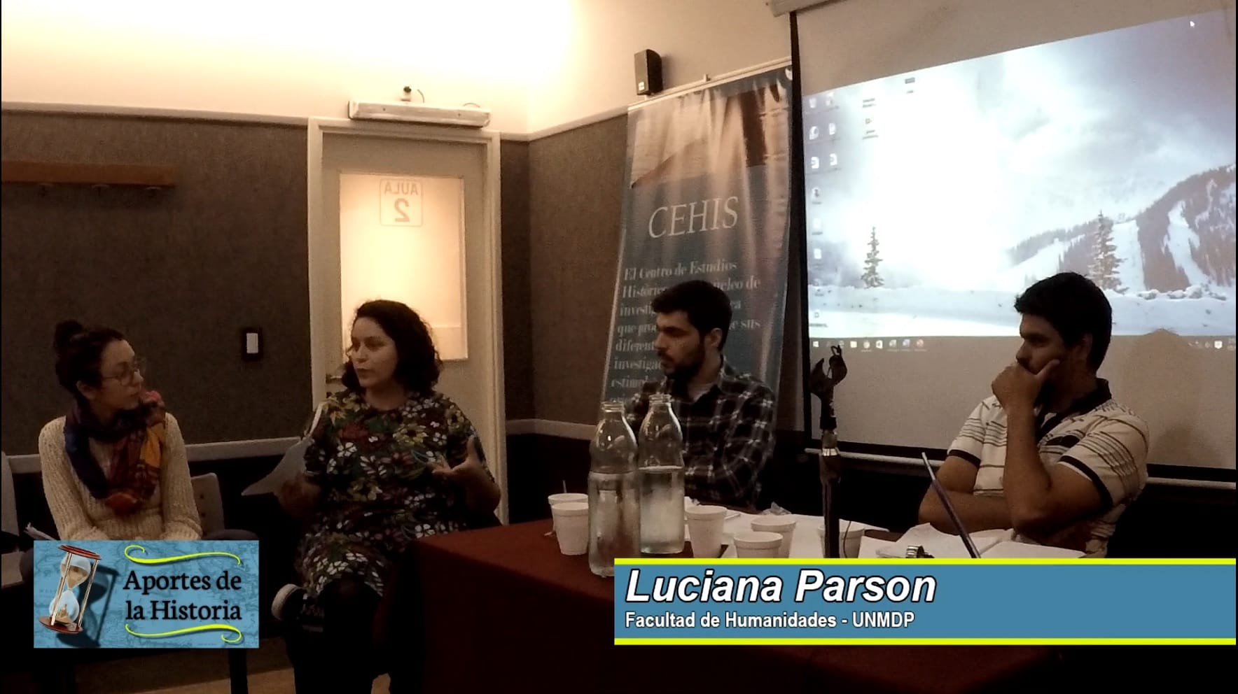 Exposición de Luciana Parson – IV Jornadas de Jóvenes Investigadores del CEHis (FH-UNMdP) – 17/10/19