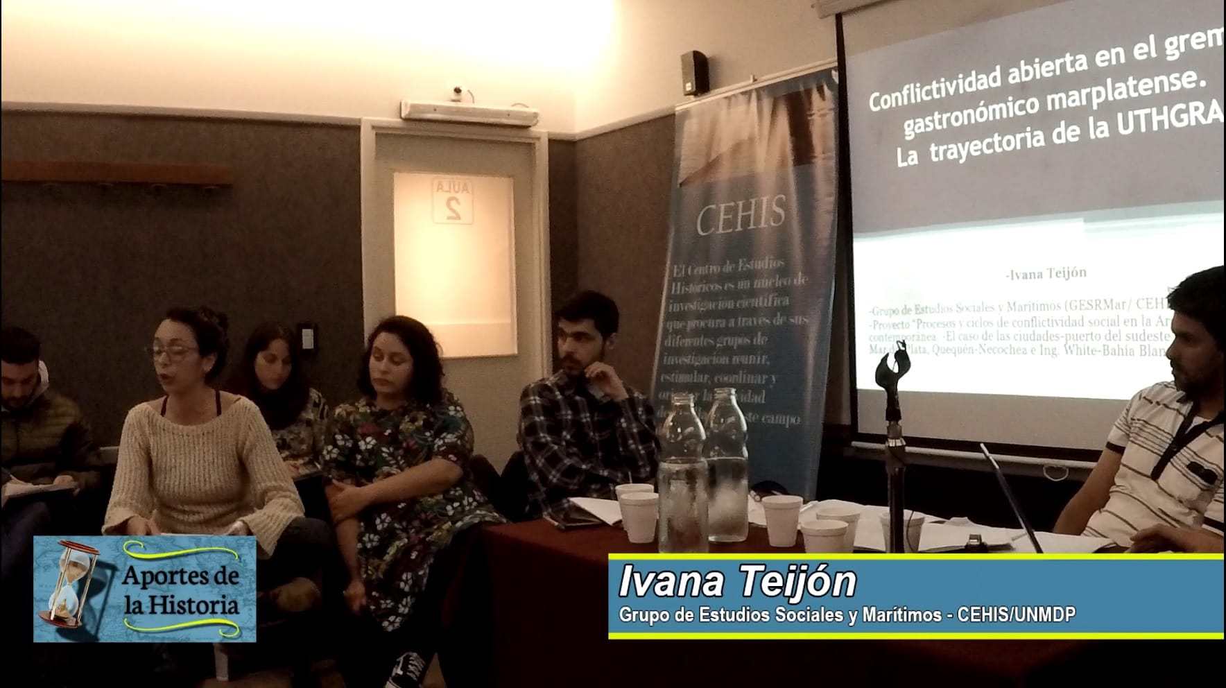 Exposición de Ivana Teijón – IV Jornadas de Jóvenes Investigadores del CEHis (FH-UNMdP) – 17/10/19