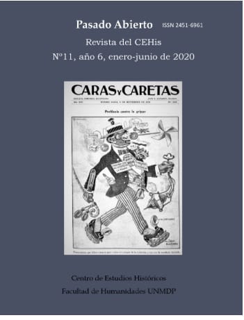 Pasado Abierto. Revista del CEHis. Número 11, año 6, Enero-Junio 2020.