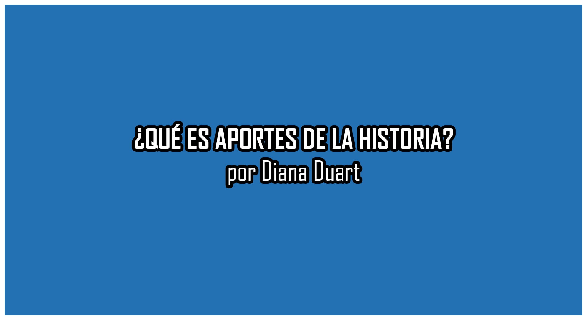 ¿Qué es Aportes de la Historia? por Diana Duart en las V Jornadas Internacionales Brasil-Argentina (Córdoba capital)