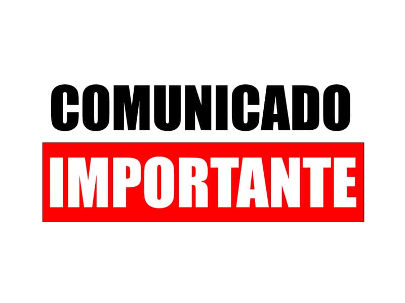 Comunicado de Aportes de la Historia sobre la prestación de equipamiento audiovisual y cobertura de eventos