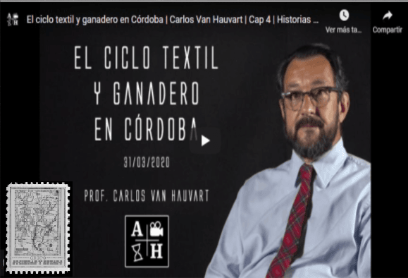 El ciclo textil y ganadero en Córdoba en el mundo colonial a través de Genial.ly.