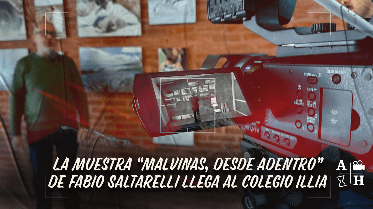 La muestra “Malvinas, desde adentro” de Fabio Saltarelli llega al Colegio Illia
