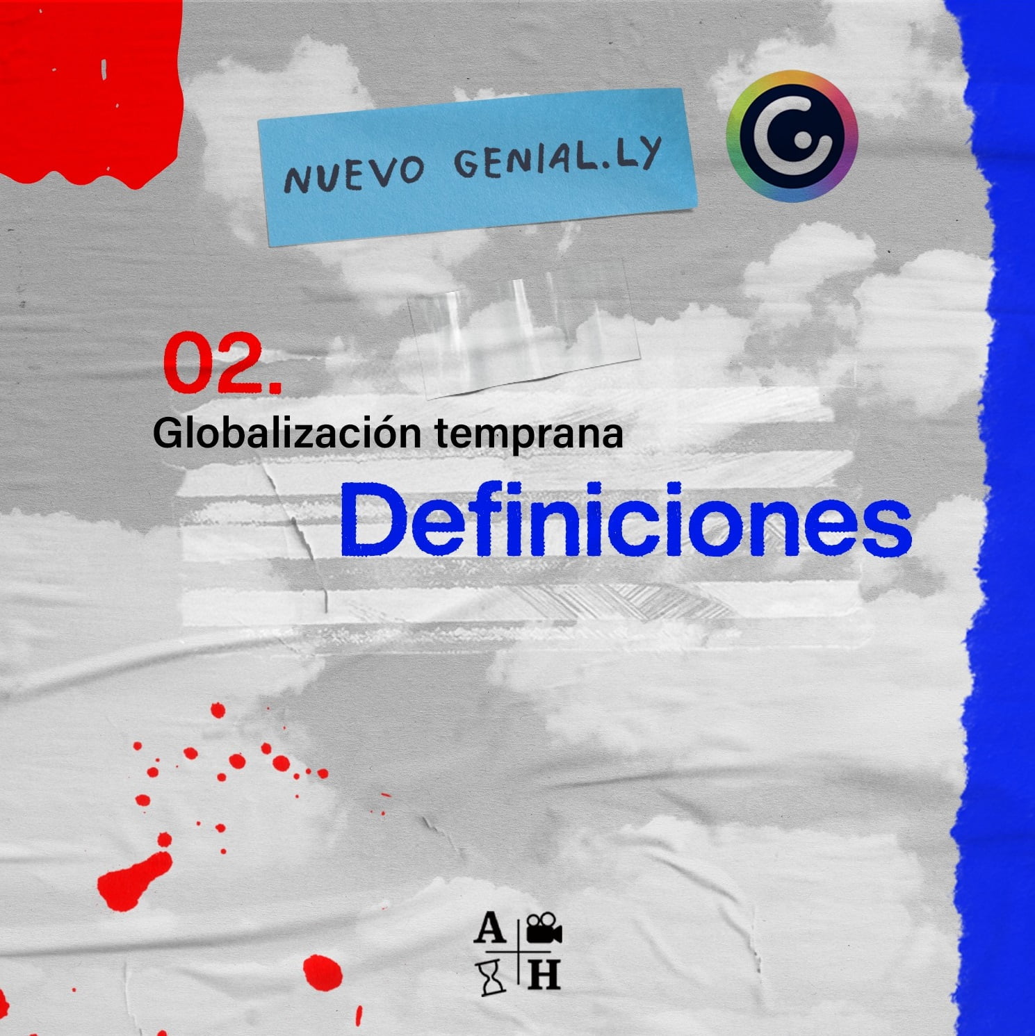La Globalización temprana, definiciones en Genial.ly.