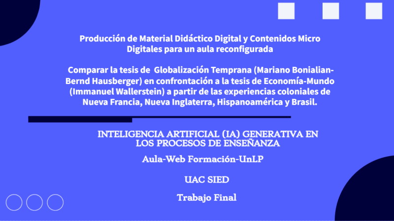 Producción de Material Didáctico Digital y Micro Contenidos Digitales a través de la IA Generativa. Un ejercicio para realizarlos.