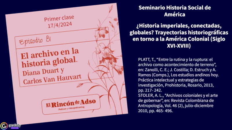 EL ARCHIVO EN LA HISTORIA GLOBAL. En Genial.ly.