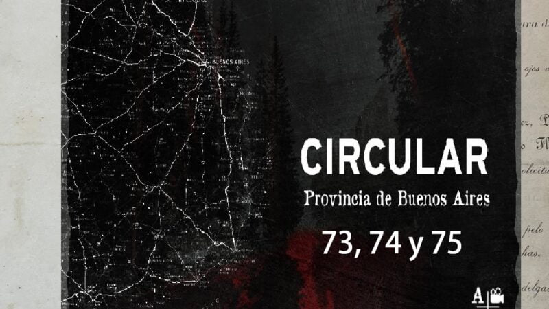 Comisaría de Órdenes de la Policía de la Provincia de Buenos Aires (1883-1890). Circulares 73, 74 y 75.