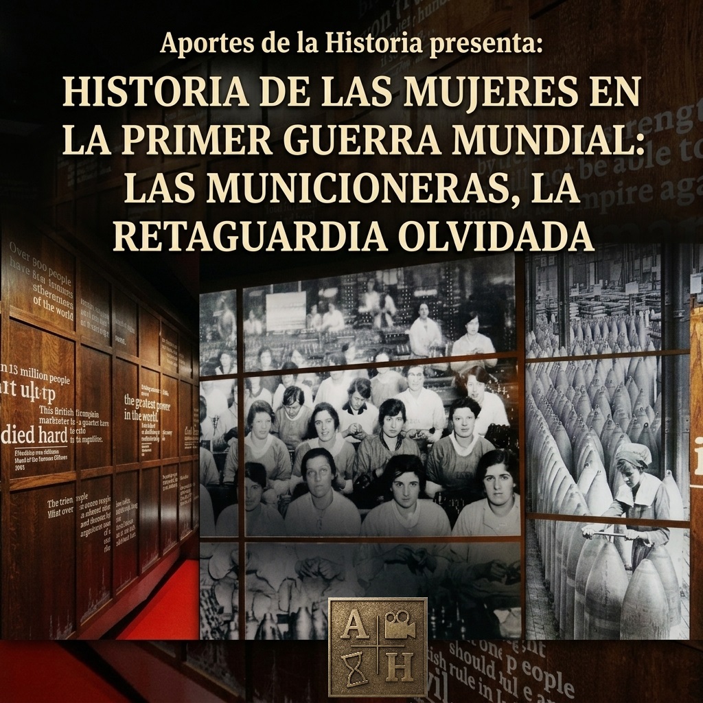 La Historia de las Mujeres en la Primer guerra Mundial, las muncioneras y la retaguardia olvidada.